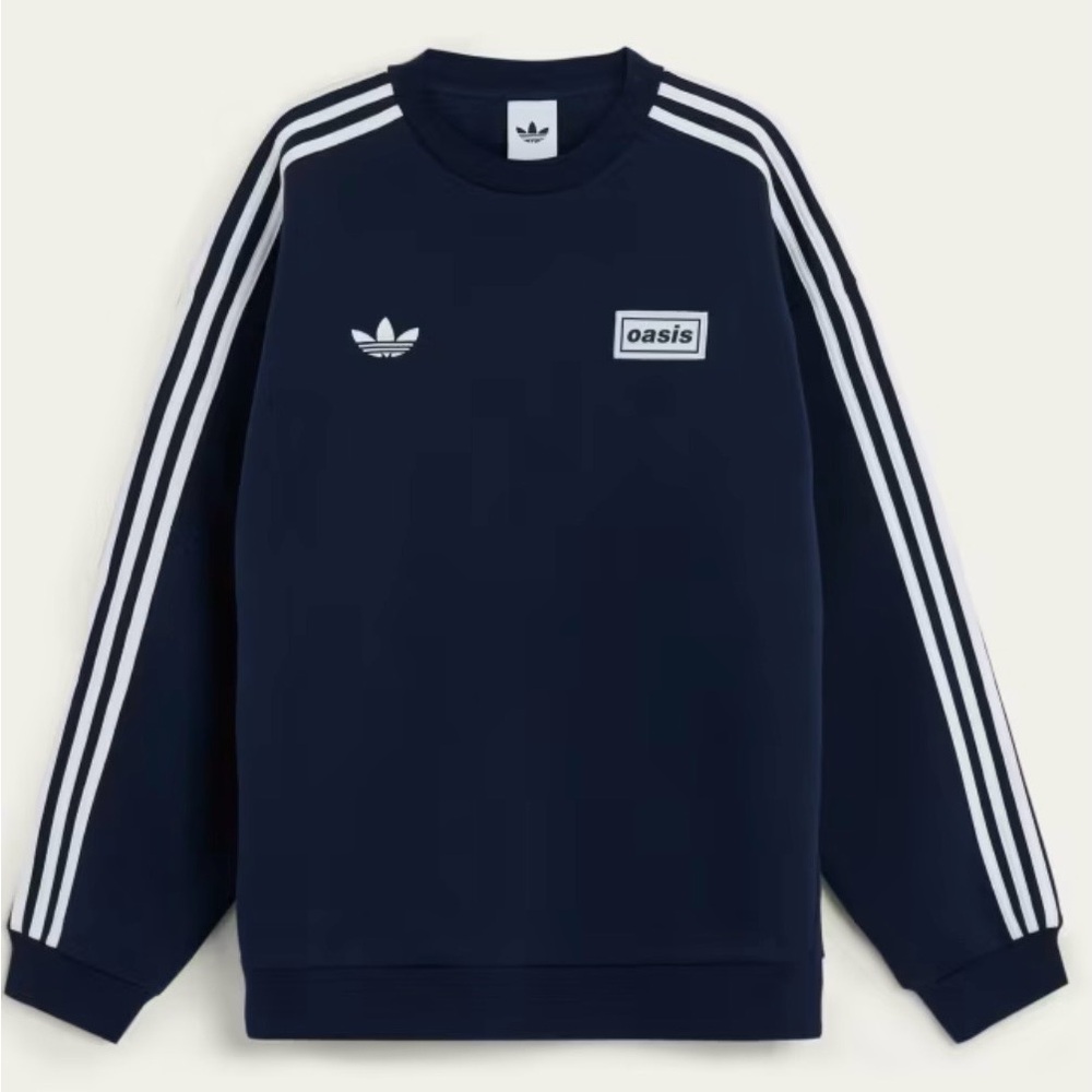 NWOT Oasis × Adidas Tour Crew Sweatshirt